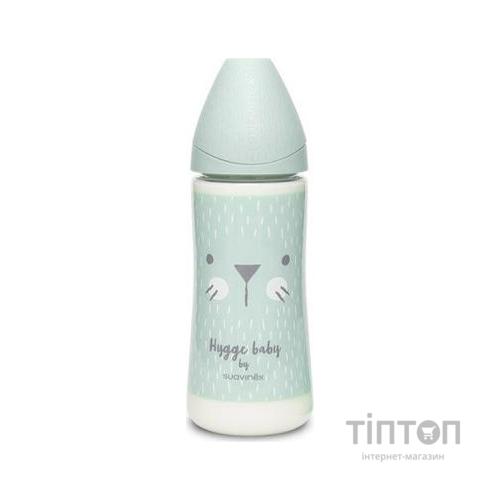 Пляшечка для годування Suavinex Hygge Затишні історії, 360 мл, бірюзова (306695)