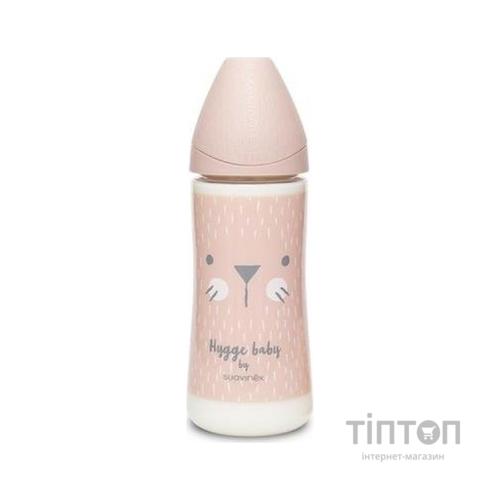 Пляшечка для годування Suavinex Hygge Затишні історії, 360 мл, рожева (306697)
