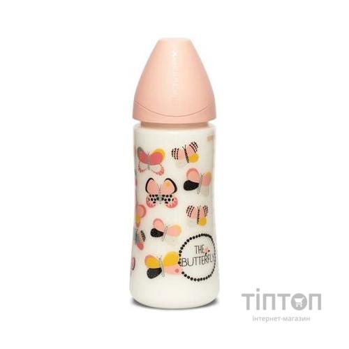 Пляшечка для годування Suavinex Крилаті історії 360 мл помаранчева (304827)