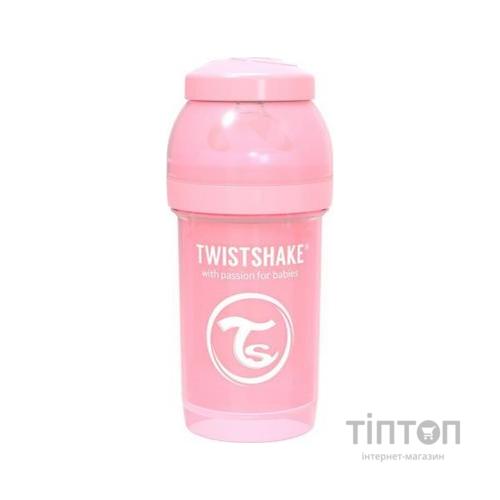 Пляшечка для годування Twistshake антиколиковая 78249 светло-розовая 180 мл (69856)