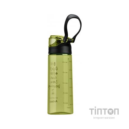 Пляшка для води Ardesto Big Things 700 мл Green (AR2206PG)