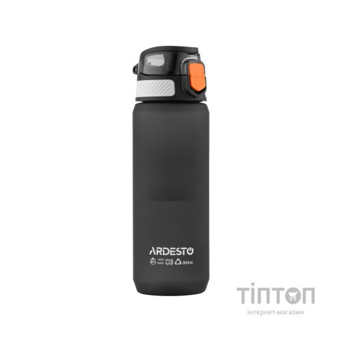 Пляшка для води Ardesto Matte 800мл чорний (AR2281ML)