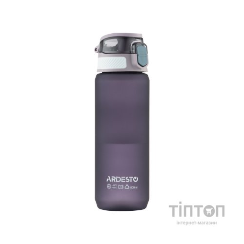 Пляшка для води Ardesto Matte 800мл, пластик, фіолетовий (AR2281MG)