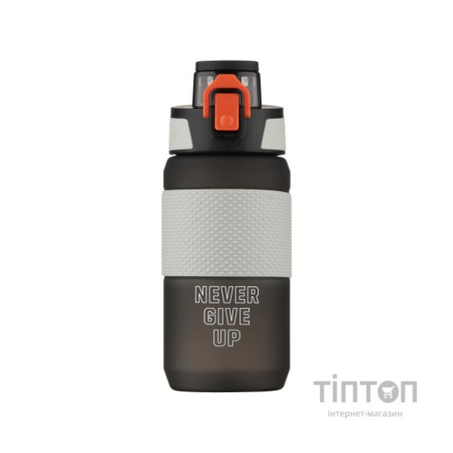 Пляшка для води Ardesto Motion 600мл, пластик, чорний (AR2260ML)
