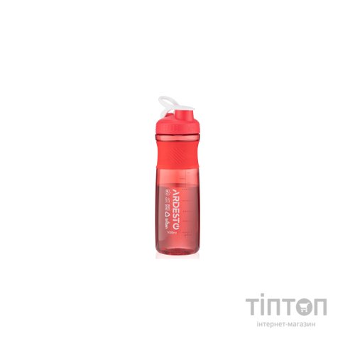 Пляшка для води Ardesto Smart Bottle 1000 мл Red (AR2204TR)