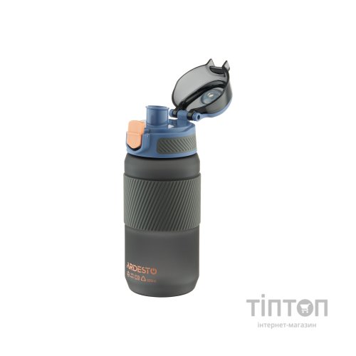 Пляшка для води Ardesto Spring 600мл чорний (AR2260SB)