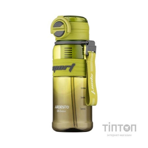 Пляшка для води Ardesto Urban 850мл, пластик, зелений (AR2285UE)