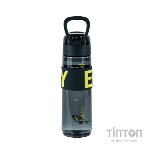 Пляшка для води Kite 680 мл чорно-жовта (K25-1233-1)