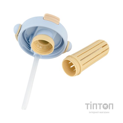 Пляшка для води Kite 700 мл бежево-блакитний (K25-1230-1)