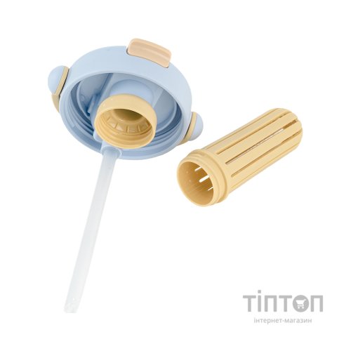 Пляшка для води Kite 900 мл бежево-блакитний (K25-1231-1)