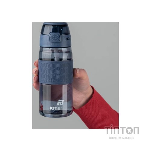 Пляшка для води Kite K26, 600 мл, синя (K26-1201-1)