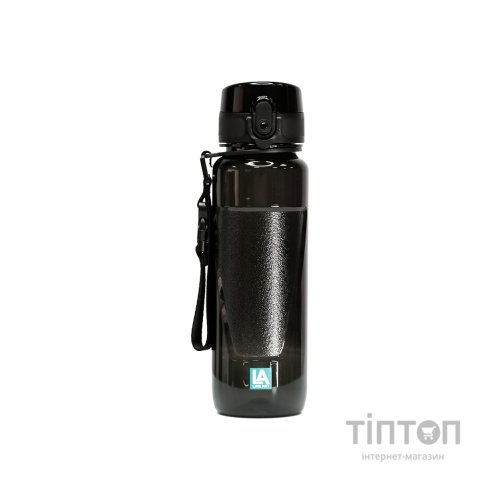 Пляшка для води Line Art Lens 600 мл чорний (60014418LA-01)