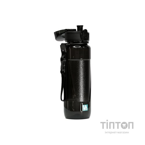Пляшка для води Line Art Lens 600 мл чорний (60014418LA-01)