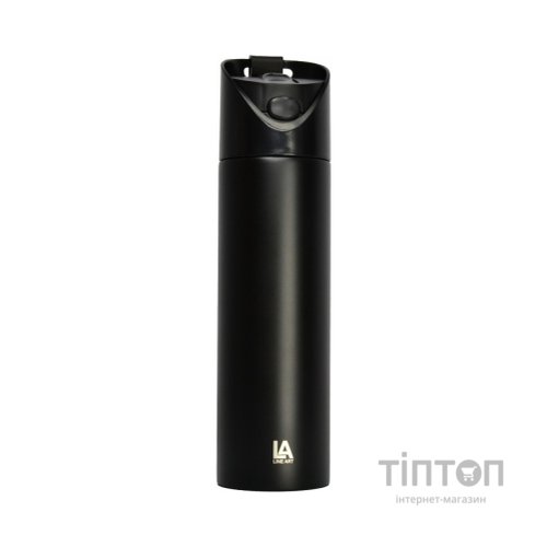Пляшка для води Line Art SportAqua 700 мл чорний (60012618LA-01)