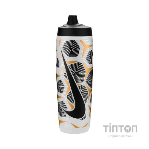 Пляшка для води Nike REFUEL BOTTLE 24 OZ N.100.9956.934.24 білий, чорний 709 мл (197774011193)