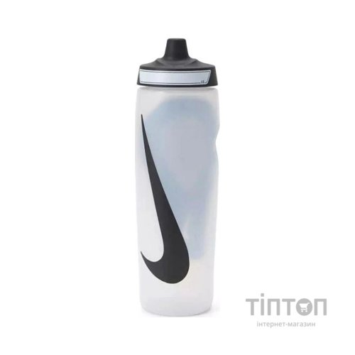 Пляшка для води Nike REFUEL BOTTLE GRIP 24 OZ N.101.0867.173.24 білий 709 мл (887791762481)