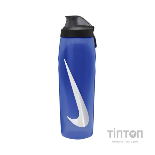 Пляшка для води Nike REFUEL BOTTLE LOCKING LID 32 OZ N.100.7670.423.32 синій, білий, чорний 946 мл (887791745521)
