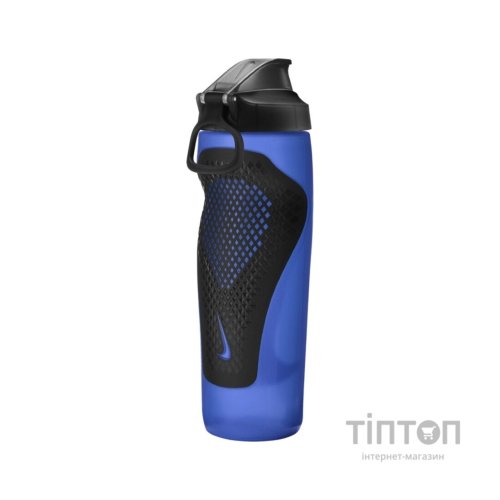 Пляшка для води Nike REFUEL BOTTLE LOCKING LID 32 OZ N.100.7670.423.32 синій, білий, чорний 946 мл (887791745521)