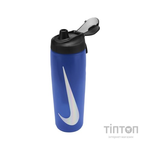 Пляшка для води Nike REFUEL BOTTLE LOCKING LID 32 OZ N.100.7670.423.32 синій, білий, чорний 946 мл (887791745521)