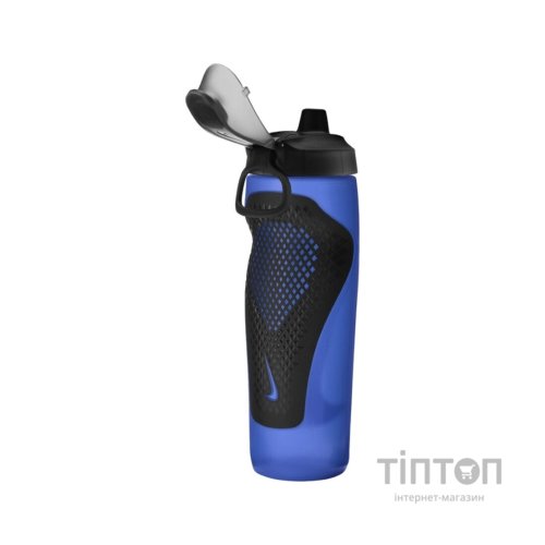 Пляшка для води Nike REFUEL BOTTLE LOCKING LID 32 OZ N.100.7670.423.32 синій, білий, чорний 946 мл (887791745521)