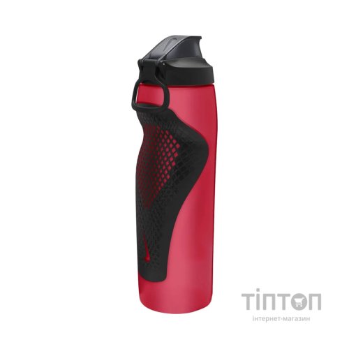 Пляшка для води Nike REFUEL BOTTLE LOCKING LID 32 OZ N.100.7670.640.32 червоний, білий, чорний 946 мл (887791745408)