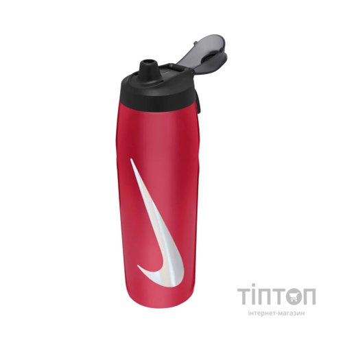 Пляшка для води Nike REFUEL BOTTLE LOCKING LID 32 OZ N.100.7670.640.32 червоний, білий, чорний 946 мл (887791745408)