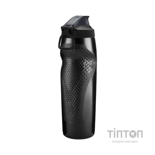Пляшка для води Nike REFUEL BOTTLE LOCKING LID 32 OZ N.101.5233.069.32 чорний, білий 946 мл (197774013678)