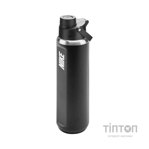 Пляшка для води Nike SS RECHARGE CHUG BOTTLE 24 OZ N.101.3799.091.24 чорний 709 мл (887791805713)