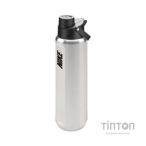 Пляшка для води Nike SS RECHARGE CHUG BOTTLE 24 OZ N.101.3799.953.24 сірий 709 мл (887791813336)