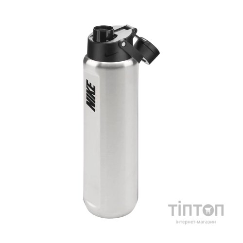 Пляшка для води Nike SS RECHARGE CHUG BOTTLE 24 OZ N.101.3799.953.24 сірий 709 мл (887791813336)