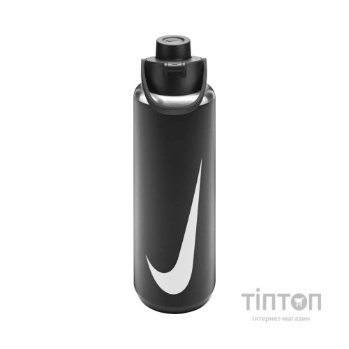 Пляшка для води Nike SS RECHARGE CHUG BOTTLE 32 OZ N.101.3800.091.32 чорний 946 мл (887791805645)