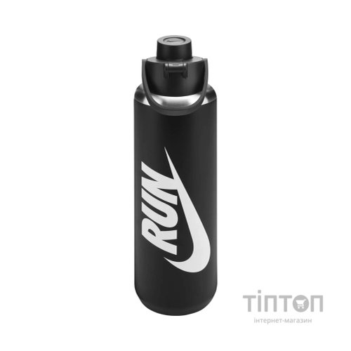 Пляшка для води Nike SS RECHARGE CHUG BOTTLE 32 OZ N.101.3810.044.32 чорний 946 мл (197774011209)
