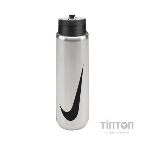 Пляшка для води Nike SS RECHARGE STRAW BOTTLE 24 OZ N.101.3795.953.24 сірий 709 мл (887791813329)