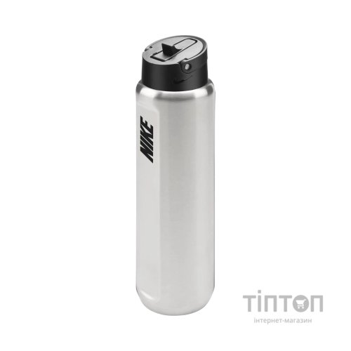 Пляшка для води Nike SS RECHARGE STRAW BOTTLE 24 OZ N.101.3795.953.24 сірий 709 мл (887791813329)