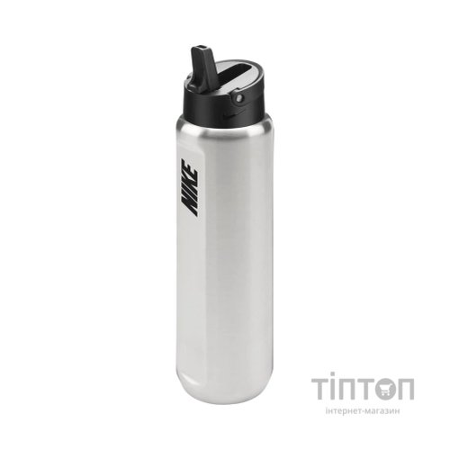 Пляшка для води Nike SS RECHARGE STRAW BOTTLE 24 OZ N.101.3795.953.24 сірий 709 мл (887791813329)