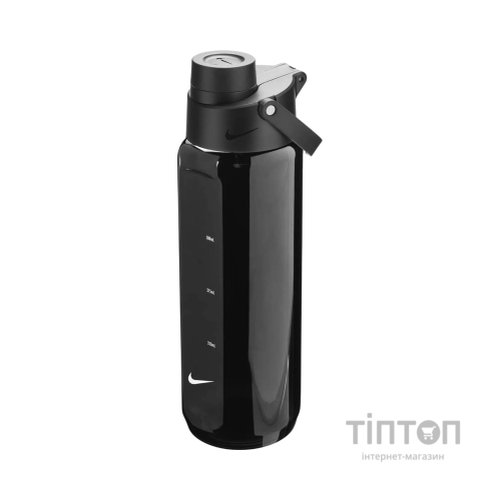 Пляшка для води Nike TR RECHARGE CHUG BOTTLE 24 OZ N.100.4320.044.24 чорний 709 мл (197774012428)