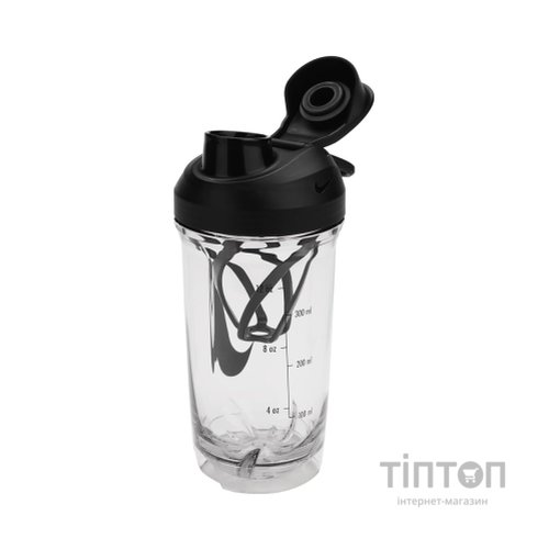 Пляшка для води Nike TR RECHARGE SHAKER BOTTLE 16 OZ N.101.2242.910.16 чорний 473 мл (887791792921)