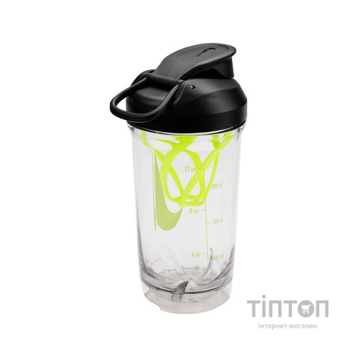 Пляшка для води Nike TR RECHARGE SHAKER BOTTLE 16 OZ N.101.2242.914.16 чорний, жовтий 473 мл (887791793034)