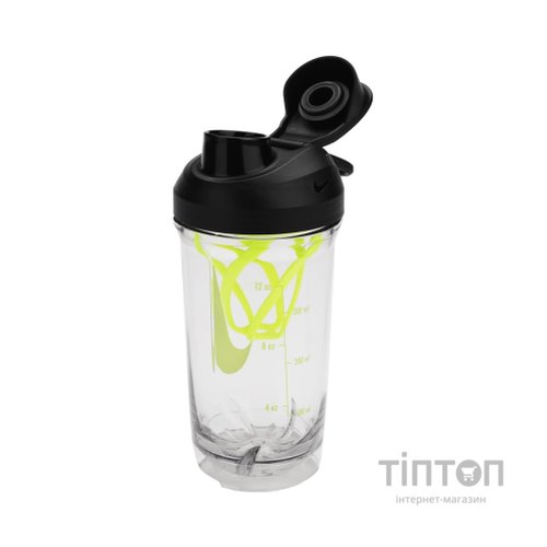 Пляшка для води Nike TR RECHARGE SHAKER BOTTLE 16 OZ N.101.2242.914.16 чорний, жовтий 473 мл (887791793034)