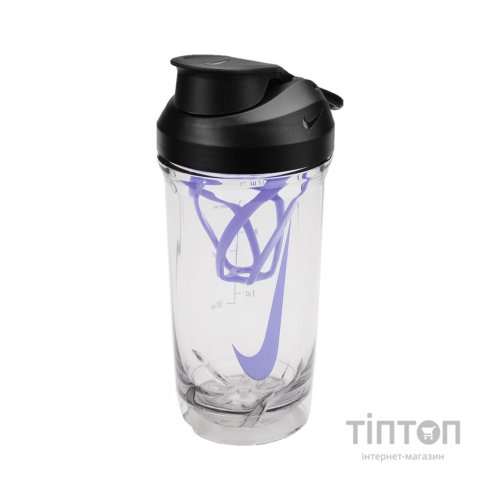 Пляшка для води Nike TR RECHARGE SHAKER BOTTLE 16 OZ N.101.2242.917.16 чорний 473 мл (887791792907)