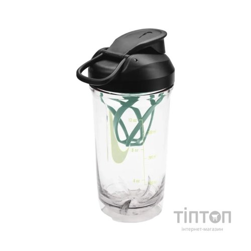 Пляшка для води Nike TR RECHARGE SHAKER BOTTLE 16 OZ N.101.2242.943.16 прозорий, чорний, зелений, жовтий 470 мл (887791805669)