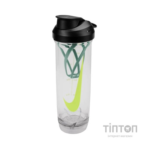 Пляшка для води Nike TR RECHARGE SHAKER BOTTLE 2.0 24 OZ N.101.0724.943.24 жовтий, зелений, чорний 709 мл (887791806147)