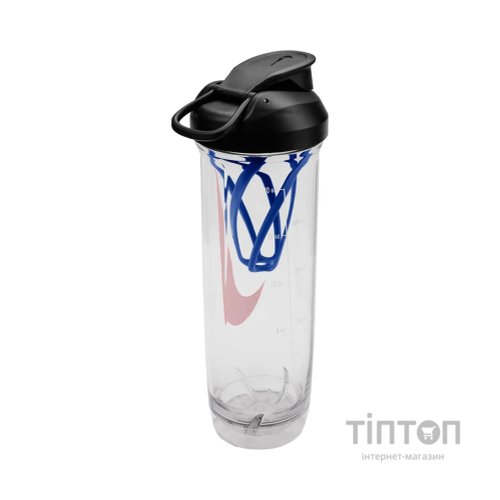 Пляшка для води Nike TR RECHARGE SHAKER BOTTLE 2.0 24 OZ N.101.0724.945.24 синій, червоний, чорний 709 мл (887791805423)