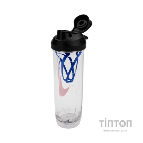 Пляшка для води Nike TR RECHARGE SHAKER BOTTLE 2.0 24 OZ N.101.0724.945.24 синій, червоний, чорний 709 мл (887791805423)