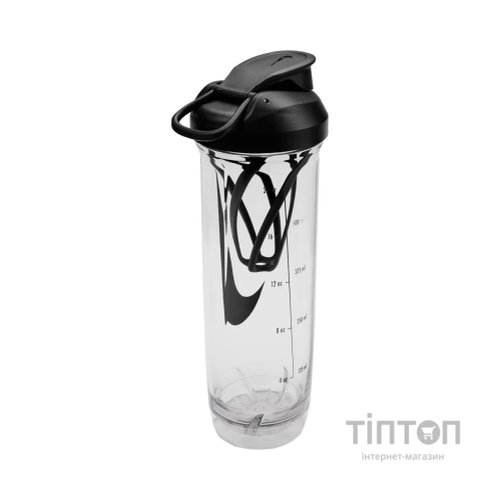 Пляшка для води Nike TR RECHARGE SHAKER BOTTLE 2.0 24 OZ N.101.0724.988.24 чорний 709 мл (887791805324)