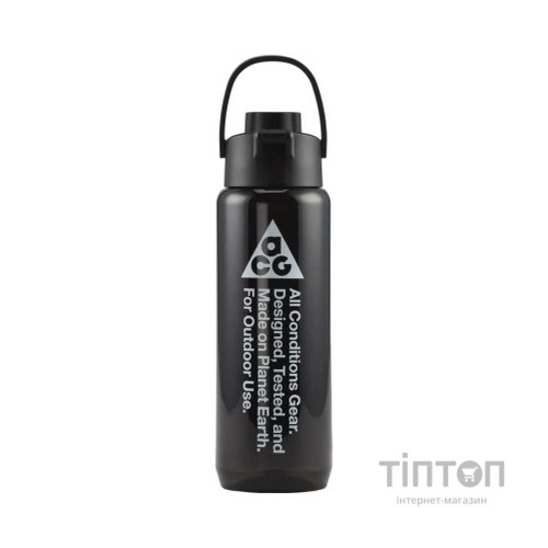 Пляшка для води Nike TR RENEW RECHARGE CHUG BOTTLE 24 OZ N.100.9669.093.24 чорний 709 мл (887791794352)