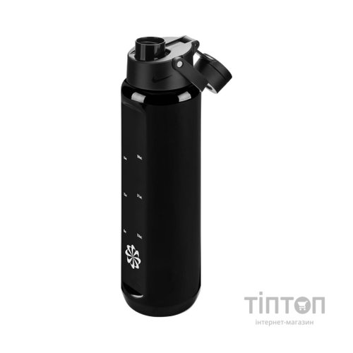 Пляшка для води Nike TR RENEW RECHARGE CHUG BOTTLE 24 OZ N.100.9669.093.24 чорний 709 мл (887791794352)