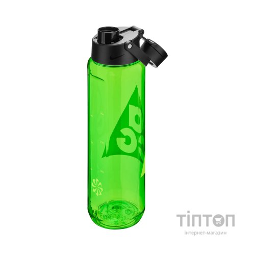 Пляшка для води Nike TR RENEW RECHARGE CHUG BOTTLE 24 OZ N.100.9669.363.24 зелений 709 мл (197774011247)