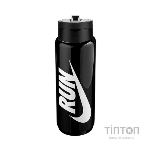 Пляшка для води Nike TR RENEW RECHARGE STRAW BOTTLE 24 OZ N.100.7643.044.24 чорний 709 мл (197774013487)