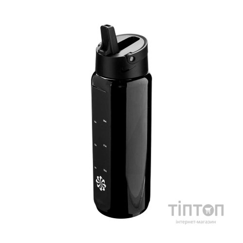 Пляшка для води Nike TR RENEW RECHARGE STRAW BOTTLE 24 OZ N.100.7643.044.24 чорний 709 мл (197774013487)